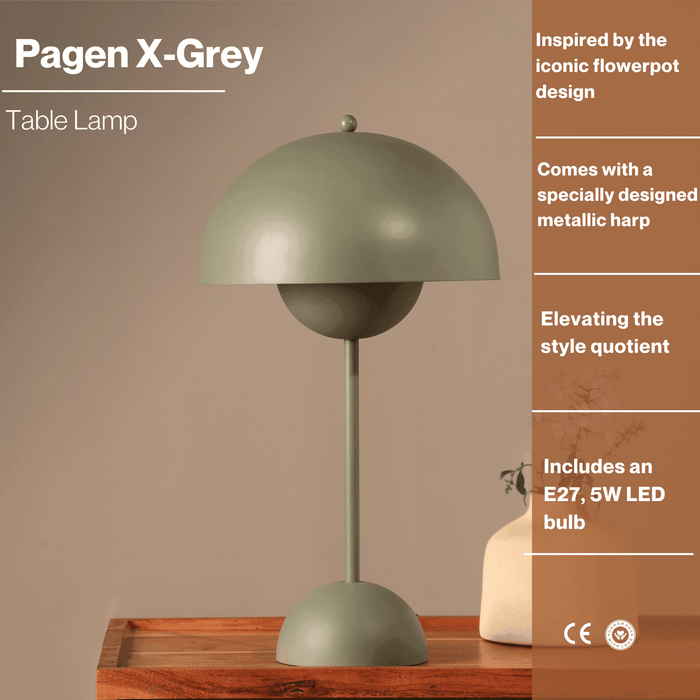 Buy Table lamp - Pagen X lamp | Table Lampshade for Living Room by Fig on IKIRU online store