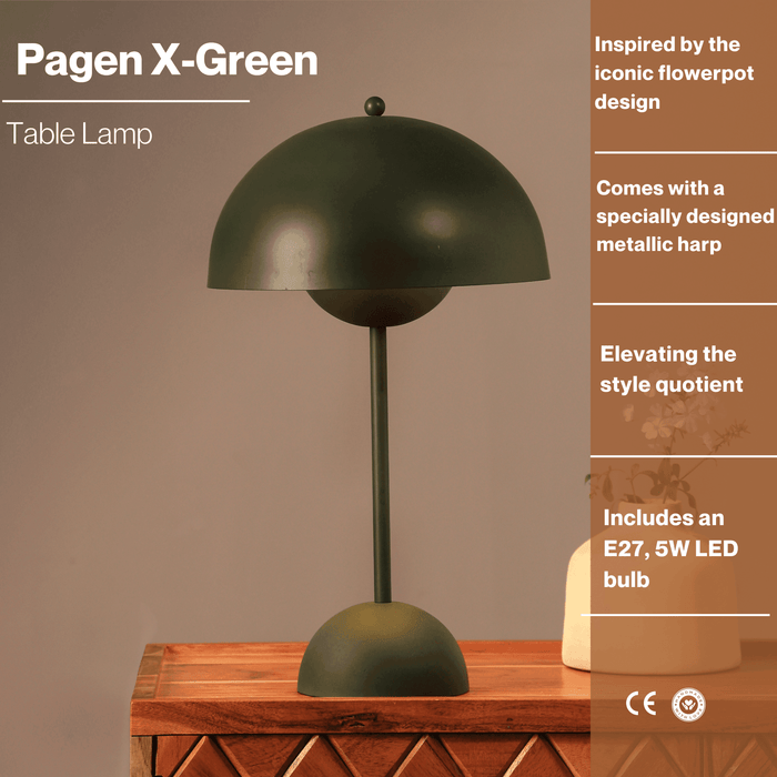 Buy Table lamp - Pagen X lamp | Table Lampshade for Living Room by Fig on IKIRU online store