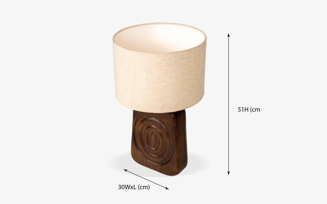 Buy Table lamp - Pede Table Lamp For bedroom | Bedside Lampshade by Orange Tree on IKIRU online store