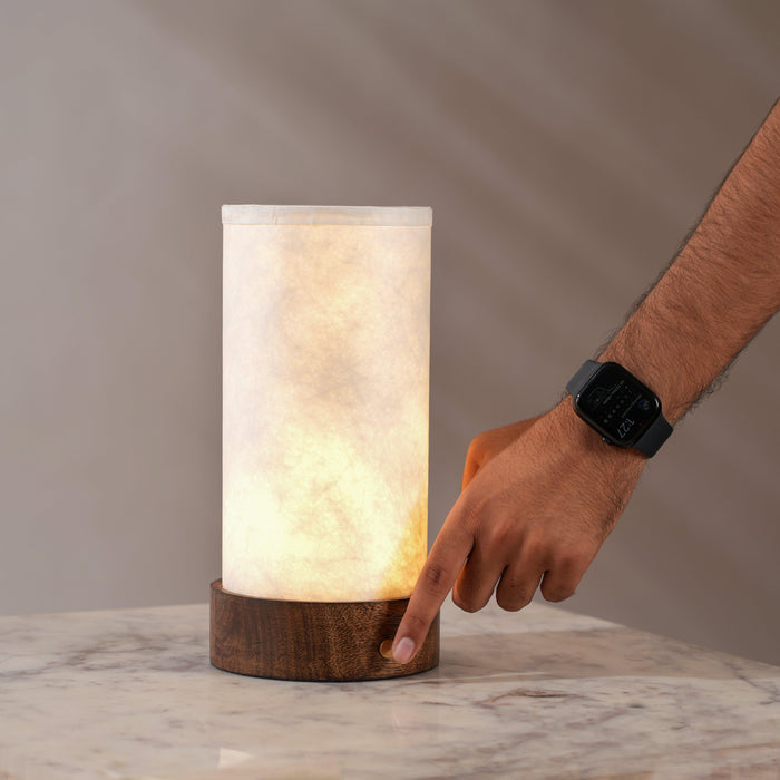 Buy Table lamp - Synthetic Magnus Touch Sensor Lampshade | Centre Table Lamp by Fig on IKIRU online store