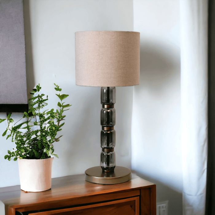 Buy Table lamp - Valore Glass Table Lamp | Lighting Decor and Lampshade by Home Blitz on IKIRU online store