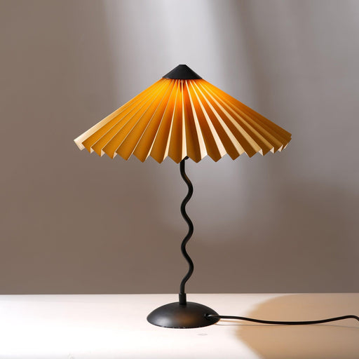 Buy Table lamp - Wavy Table Lamp for Home Decor | Bedside Lampshade by Fig on IKIRU online store