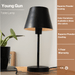 Buy Table lamp - Young Gun Table Lamp | Bedside Lampshade for Bedroom by Fig on IKIRU online store