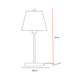 Buy Table lamp - Young Gun Table Lamp | Bedside Lampshade for Bedroom by Fig on IKIRU online store