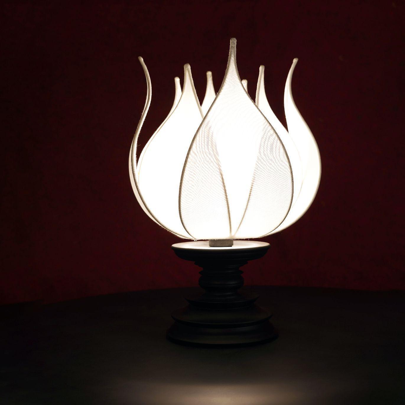 Buy Table Lamps Selective Edition - Yangon Lotus Table Lamp by Anantaya on IKIRU online store