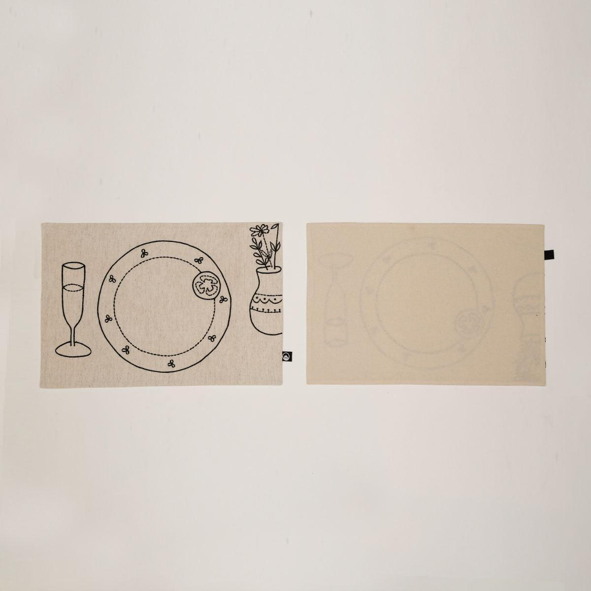 Buy Table Mats - Decorative Cater Placemat Set Of 4 | Printed Dining Table Mat For Home & Office by Home4U on IKIRU online store