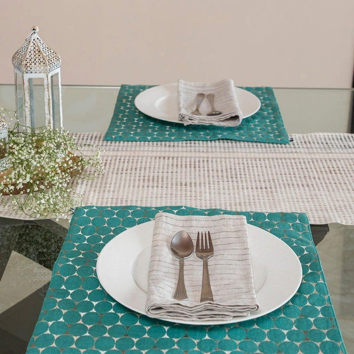 Buy Table Mats - Sphere Table Mats For Kitchen | Dining Table Cloths by Onset Homes on IKIRU online store