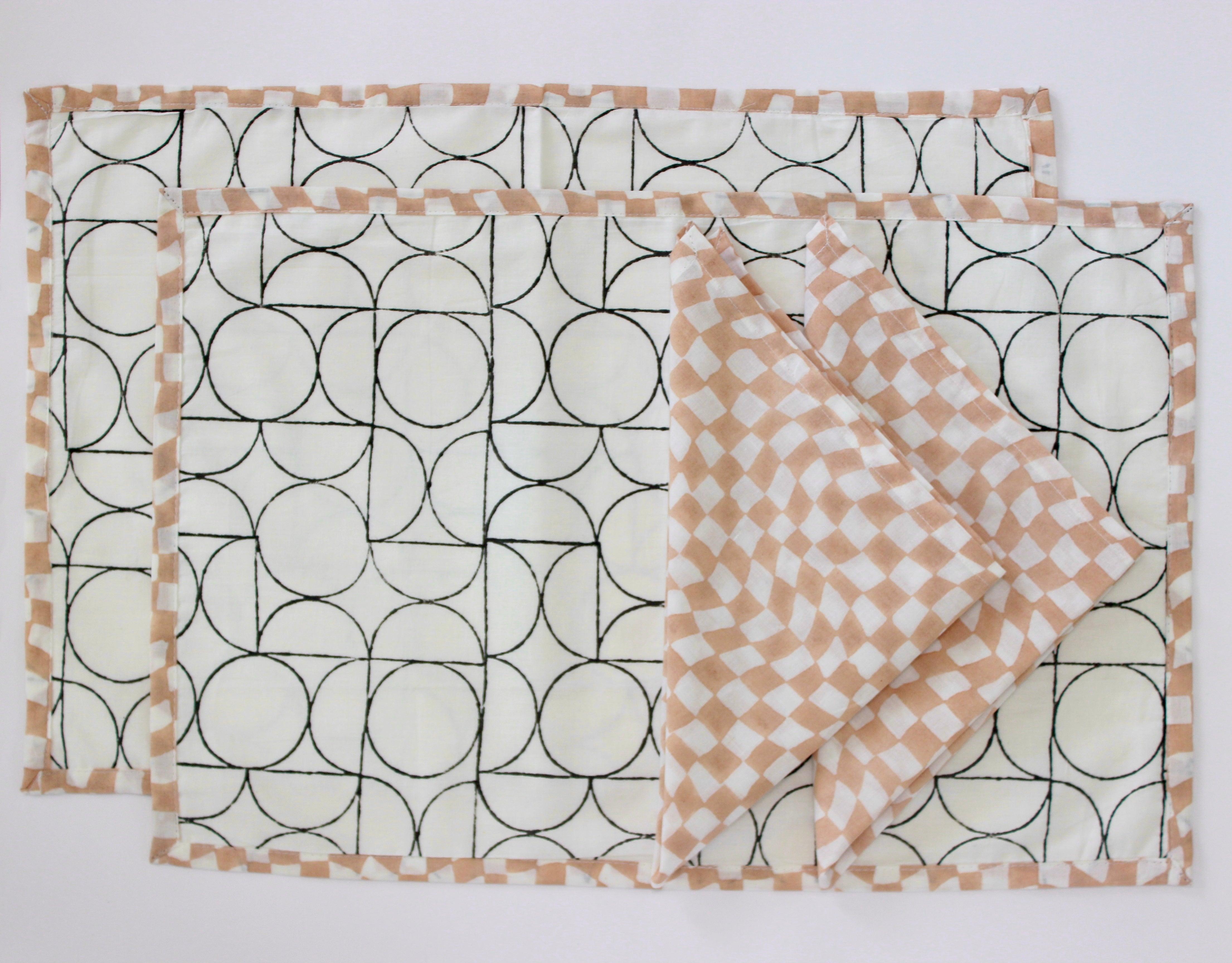 Buy Table Napkin - Sustainable Table Linen Set l Placemats & Napkin by Kaha'ni Living on IKIRU online store