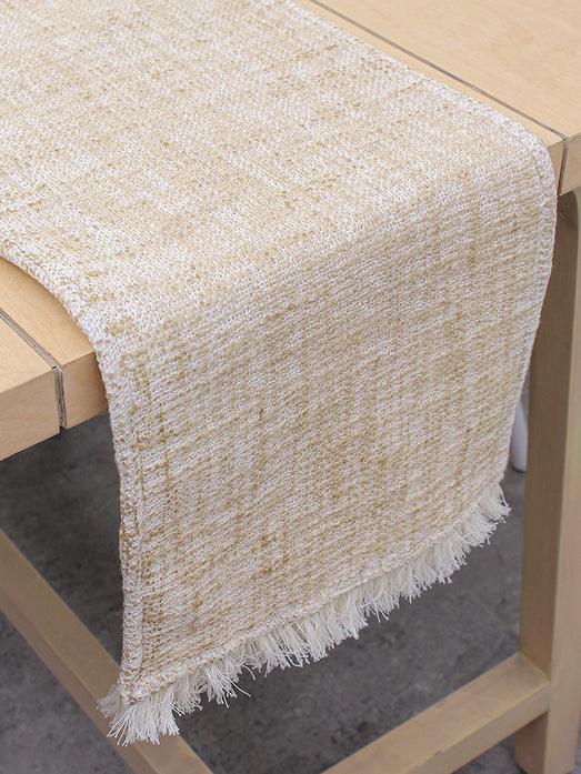 Buy Table Runner - Beige Cotton Table Runner | Placemat For Center Table & Dining Space by House this on IKIRU online store