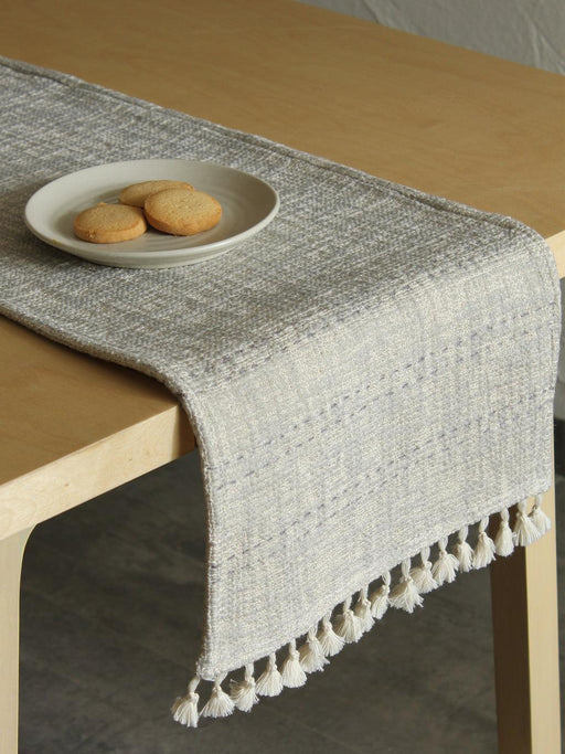 Buy Table Runner - Light Grey Runner Placemat For Center Table & Dining Space by House this on IKIRU online store
