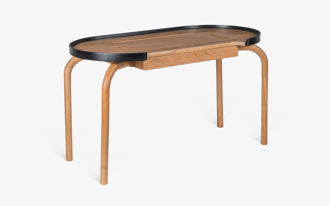Buy Tables Selective Edition - Andaman Teressa Wooden Study Table | Desk for Living Room by Orange Tree on IKIRU online store