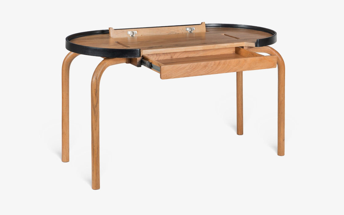 Buy Tables Selective Edition - Andaman Teressa Wooden Study Table | Desk for Living Room by Orange Tree on IKIRU online store