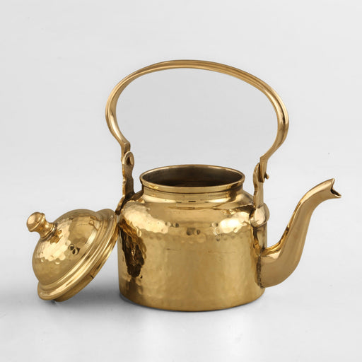 Buy Teapot - Brass Tea Pot & Serving Tea Kettle | Tableware for Kitchen by The Craft Knights on IKIRU online store