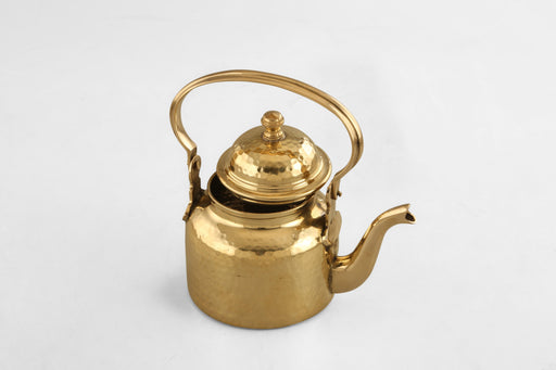 Buy Teapot - Brass Tea Pot & Serving Tea Kettle | Tableware for Kitchen by The Craft Knights on IKIRU online store