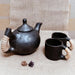 Buy Teapot - Longpi Black Pottery Small Tea Set | Mugs for Kitchen by Terracotta By Sachii on IKIRU online store