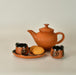 Buy Teapot - Terracotta Tea Kettle Brown | Rustic Tea Pot For Serving by Sowpeace on IKIRU online store