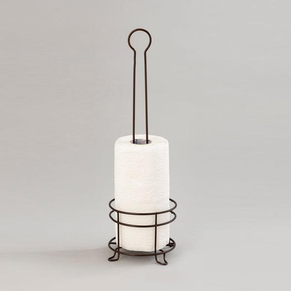 Buy Tissue Holder - Matt Black Iron Sleek Tissue Roll Holder Stand For Bathroom by Indecrafts on IKIRU online store