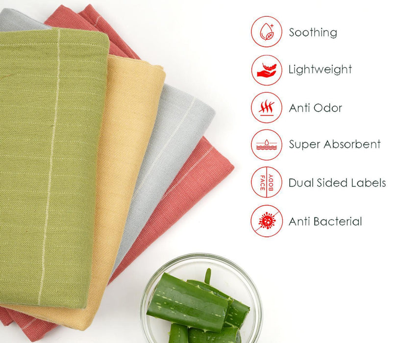 Buy Towels - The Aloevera Double Cloth Bath Towel Pack of 1 | Absorbent Rag by Doctor Towels on IKIRU online store