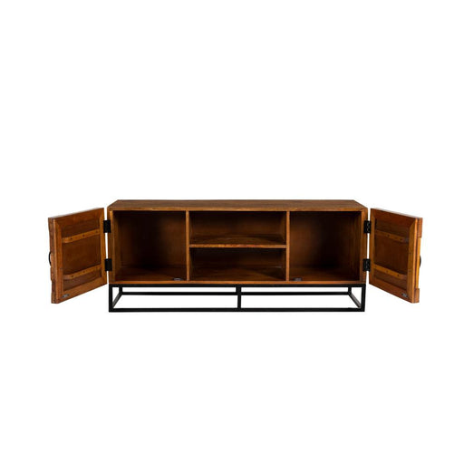 Buy TV Unit - Reclaimed Parquetry TV Unit by Home Glamour on IKIRU online store