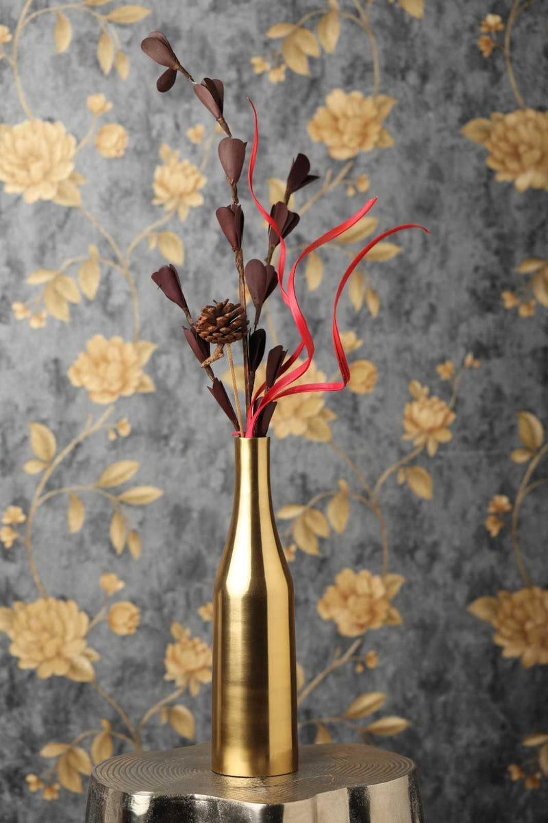 Champagne Bottle Flower Vase | Artificial Stem Pot