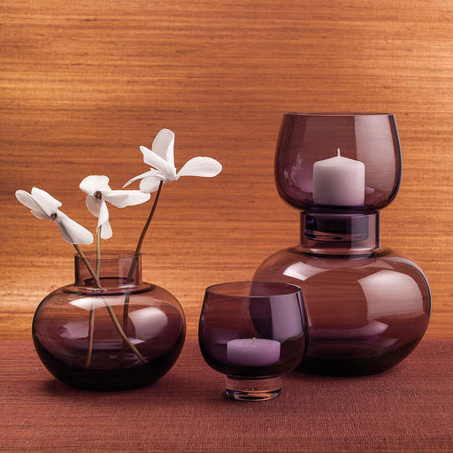 Buy Vase - Modern Glass Flower Vase Purple For Living Room & Bedroom by Home4U on IKIRU online store