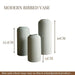 Buy Vase - Modern Ribbed Vase Set of 3 | Vase for Living Room by Arte Casa on IKIRU online store