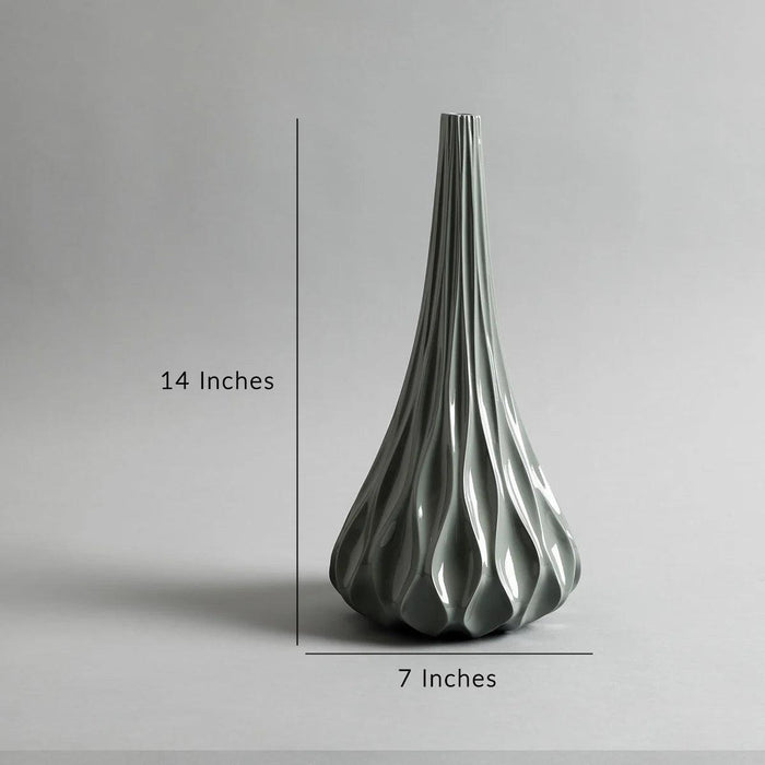 Buy Vase - Ocean Wave Vase For Home Decor | Planter For Table by Home4U on IKIRU online store