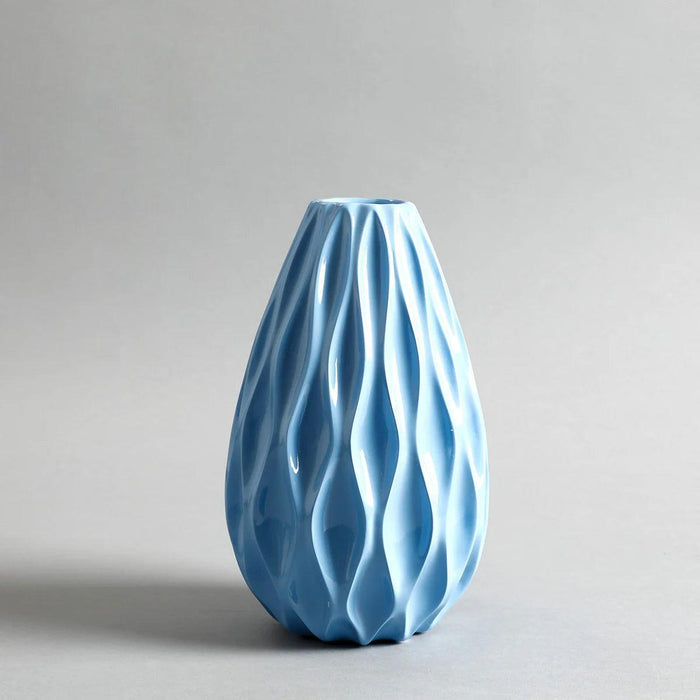 Buy Vase - Ocean Wave Vase For Home Decor | Planter For Table by Home4U on IKIRU online store