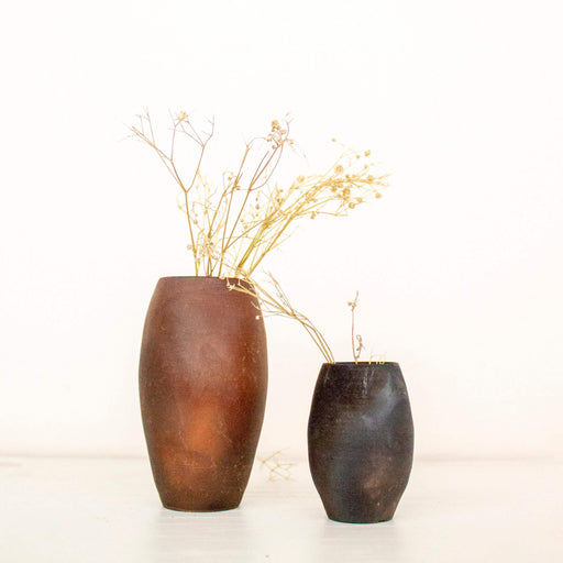 Buy Vase - Terracotta Miniature Flower Pots Set Of 2 | Decorative Vase For Living Room & Table Decor by Byora Homes on IKIRU online store
