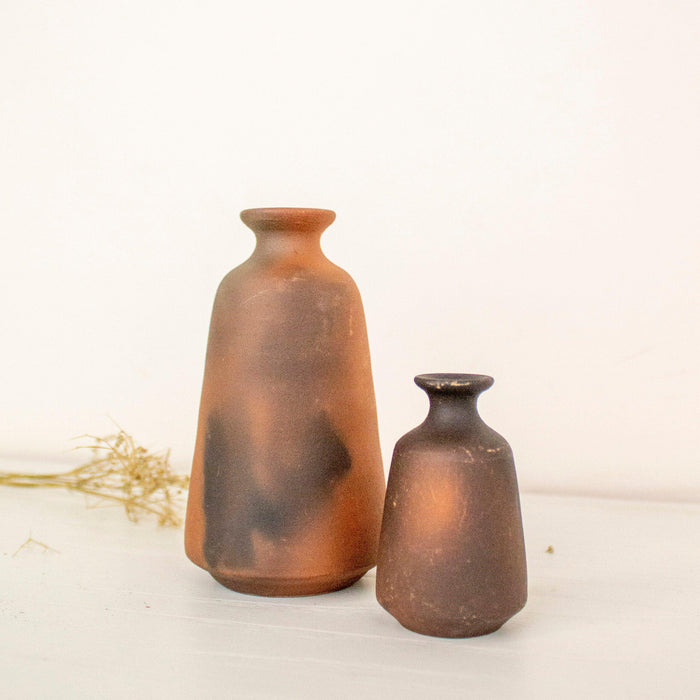 Buy Vase - Terracotta Miniature Pots | Miniature Combo of Vase and Incense Holder Vol 3 by Byora Homes on IKIRU online store