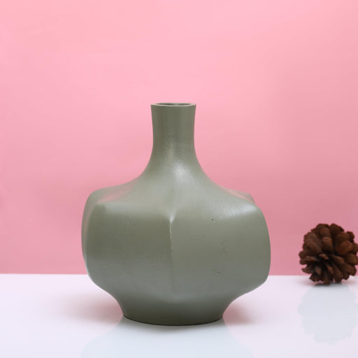 Buy Vase - Verdant Vase | Aluminum Pots for Living Room by De Maison Decor on IKIRU online store