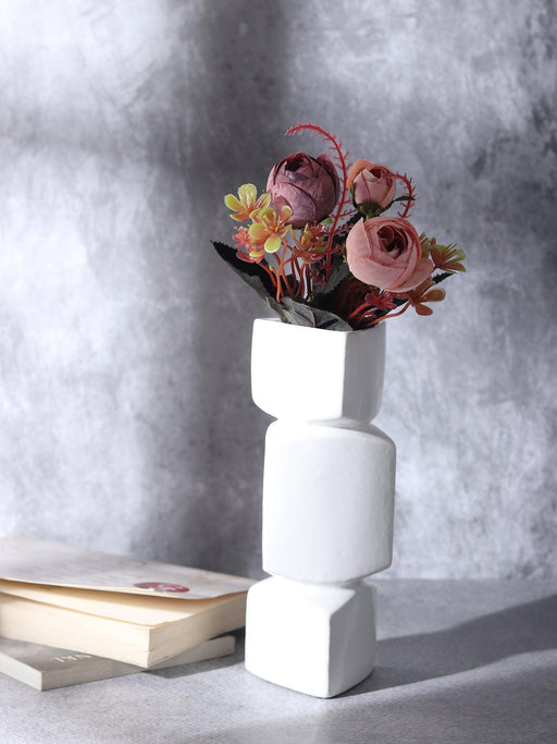 Buy Vase - Verti Ceramic Vase Set in Black & White for Home Decor by De Maison Decor on IKIRU online store