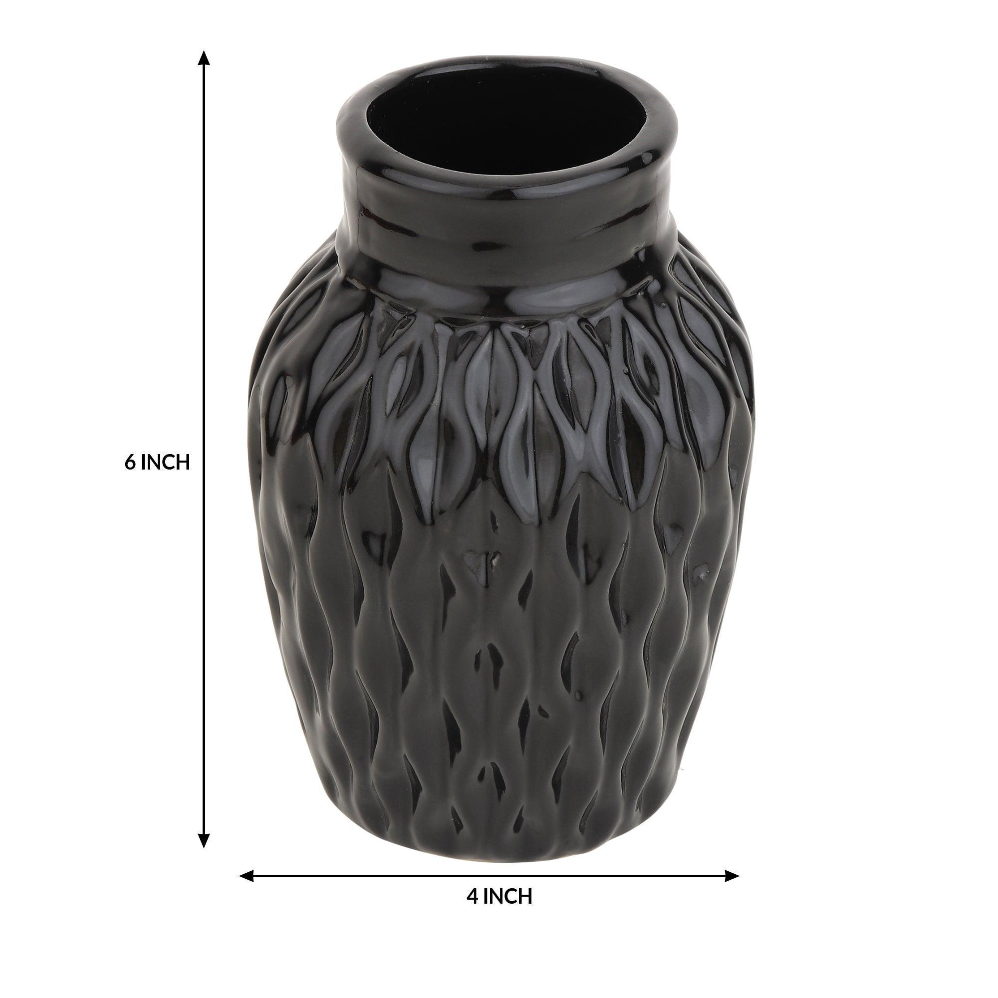 Buy Vase - Wavecera Vase | Decorative Planters | Flower Pots for Home Decor by De Maison Decor on IKIRU online store