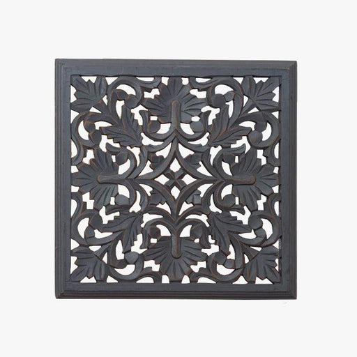 Buy Wall Art - Black And Grey Design Wooden Square Wall Art For Home Decor by Casa decor on IKIRU online store