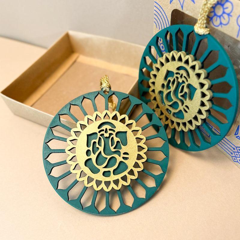 Buy Wall Art - Ganesh Mandala Wall Art by bambaiSe on IKIRU online store