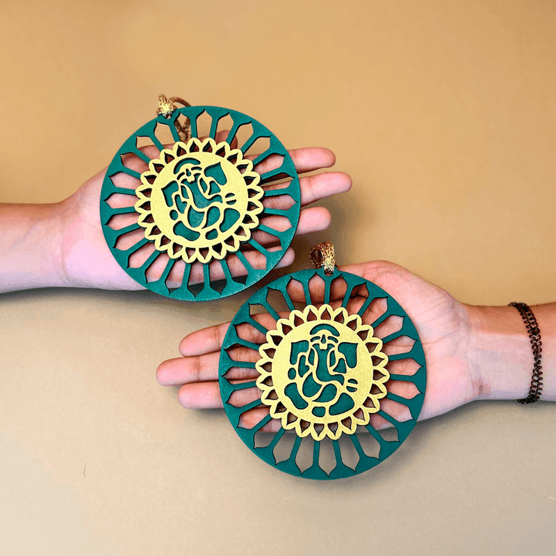 Buy Wall Art - Ganesh Mandala Wall Art by bambaiSe on IKIRU online store