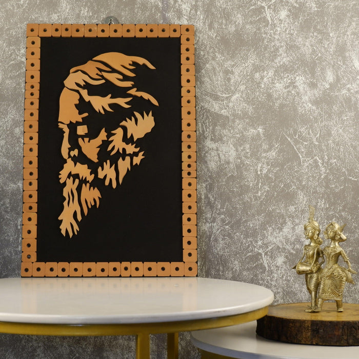 Buy Wall Art - Handcrafted Premium Terracotta Wall Art Rabindranath For Decor by Sowpeace on IKIRU online store