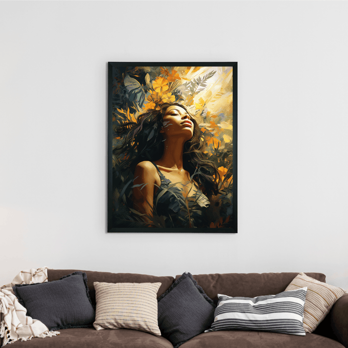 Buy Wall Art - Sun-Kissed Canvas Wall Art: Artisan Beauty for Home Decor by Sowpeace on IKIRU online store