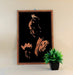Buy Wall Art - Terracotta Decorative Shadowed Lady Wall Art | Rustic Wall Decor Piece by Sowpeace on IKIRU online store