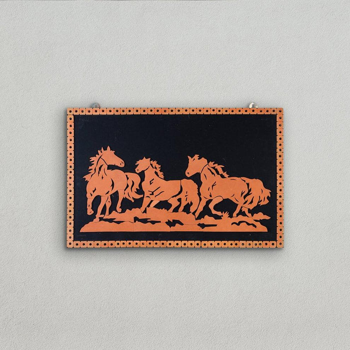 Buy Wall Art - Terracotta Wallart Running Horse by Sowpeace on IKIRU online store