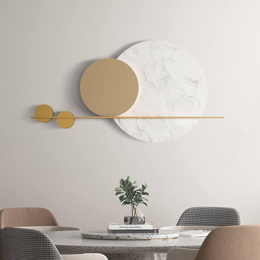 Buy Wall Art - White Moon Wall Decor Metal Wall Art For Living Room by Handicrafts Town on IKIRU online store