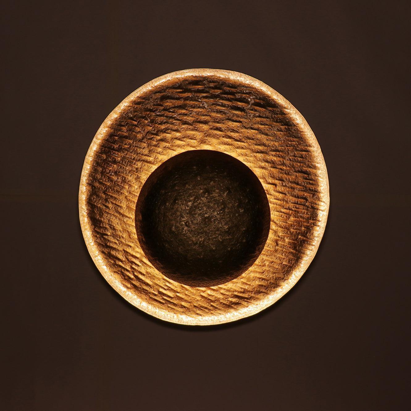 Buy Wall Light - Brass Finish Sufi Wall Lamp Light with Bulb For Indoor & Outdoor Decor by Home Blitz on IKIRU online store