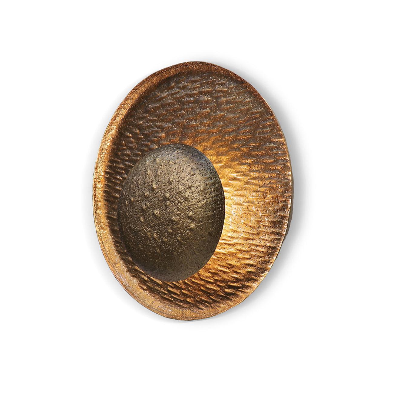 Buy Wall Light - Brass Finish Sufi Wall Lamp Light with Bulb For Indoor & Outdoor Decor by Home Blitz on IKIRU online store