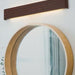 Buy Wall Light - Brown Wooden LED Vanity Mirror Wall Light For Living Room & Bathroom by Fos Lighting on IKIRU online store