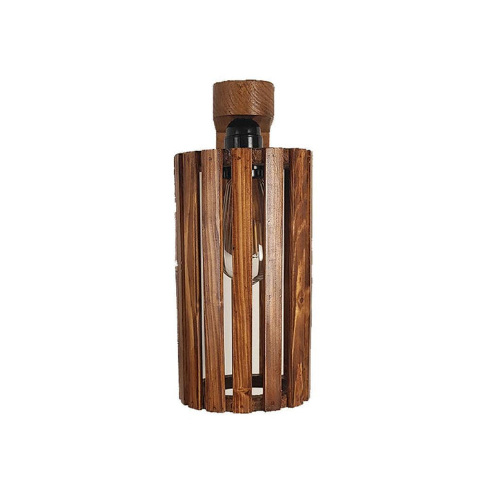 Buy Wall Light - Casa Brown Wooden Wall Light | Decorative Lamps by Symplify on IKIRU online store