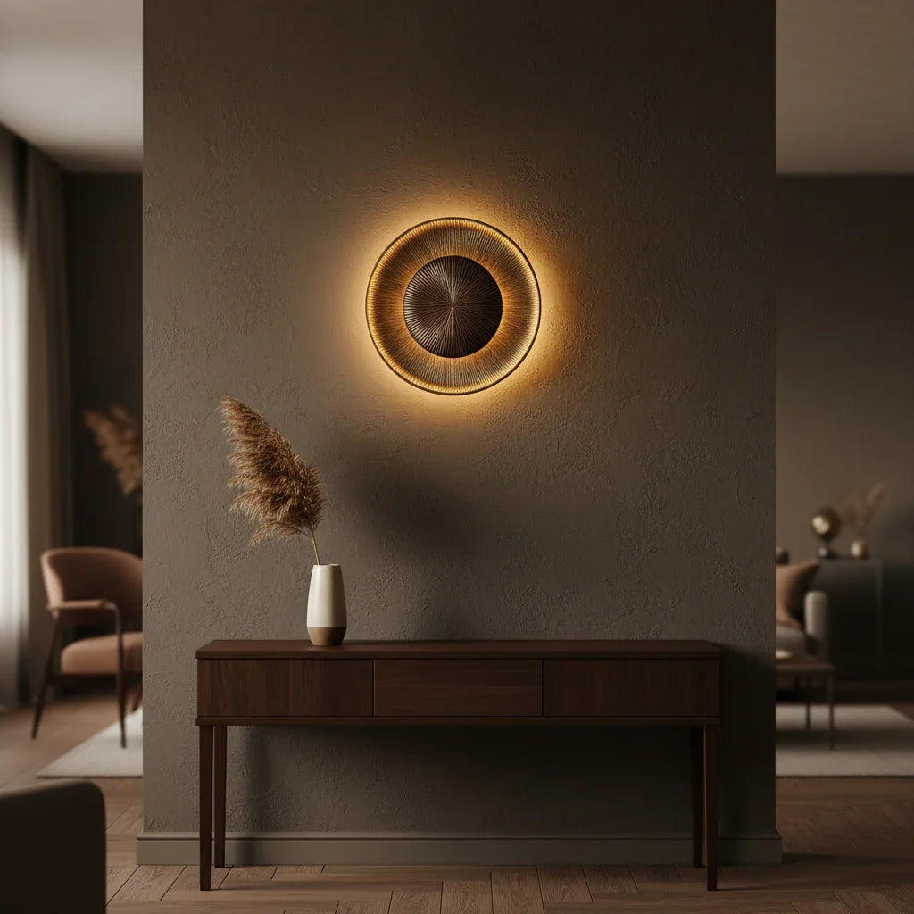 Copper Antique Oval LED Wall Light Lamp For Home Decor | Wall Sconce