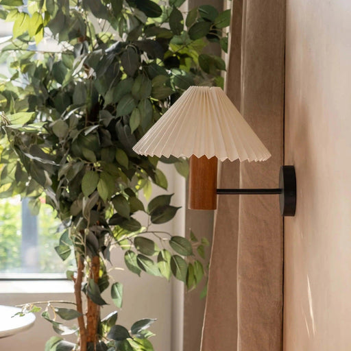 Buy Wall Light - Fanny Wall Lamp | Unique Wooden Hanging Lights For Home Decor by Orange Tree on IKIRU online store