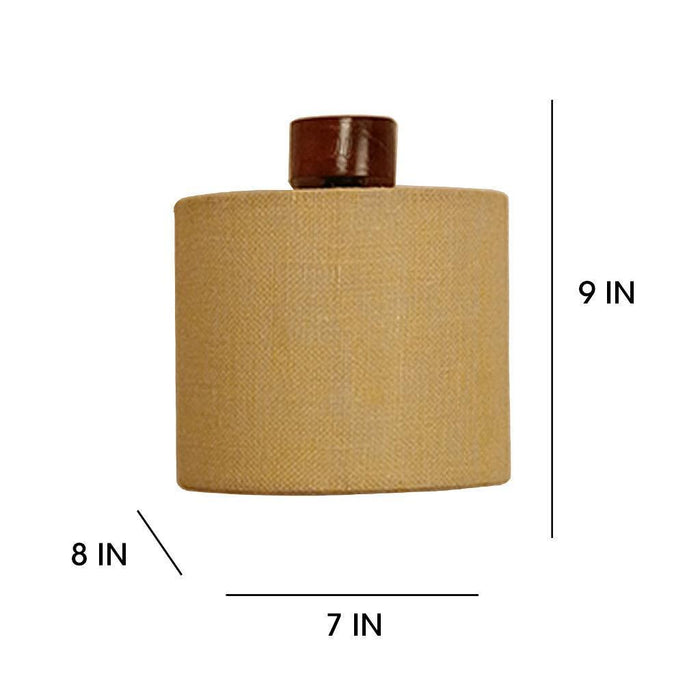 Buy Wall Light - Gimli Brown Wooden Wall Light | Decorative Lighting by Symplify on IKIRU online store