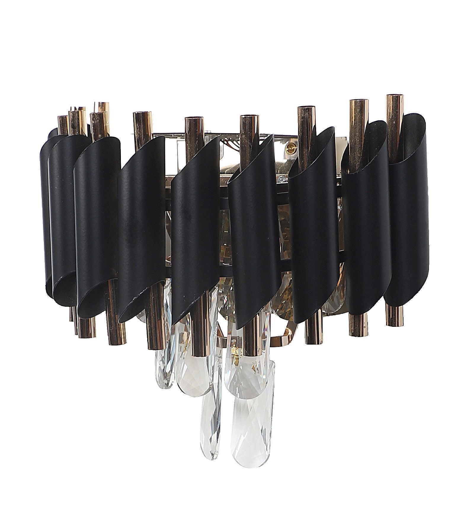 Buy Wall Light - Luna Black and Gold Iron Wall Light by ELIANTE by Jainsons Lights on IKIRU online store