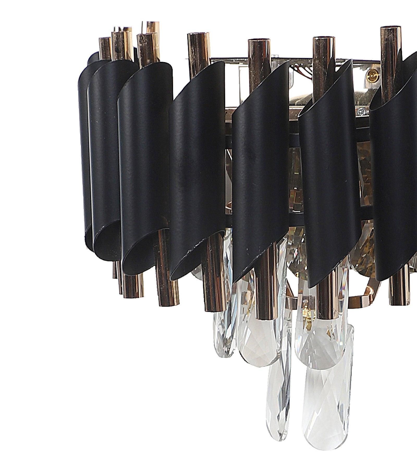 Buy Wall Light - Luna Black and Gold Iron Wall Light by ELIANTE by Jainsons Lights on IKIRU online store